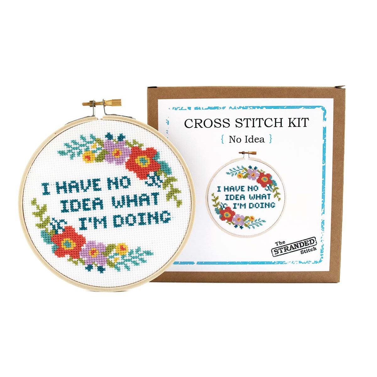 The Stranded Stitch-No Idea DIY Cross Stitch Kit-xstitch kit-gather here online
