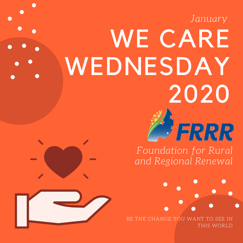 2020 January We Care Wednesday: Foundation for Rural and Regional Renewal