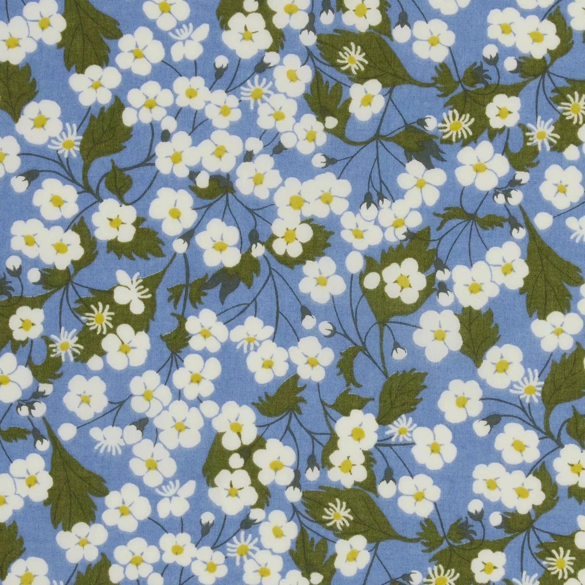Liberty of London-Tana Lawn - Mitsi Blue-fabric-gather here online