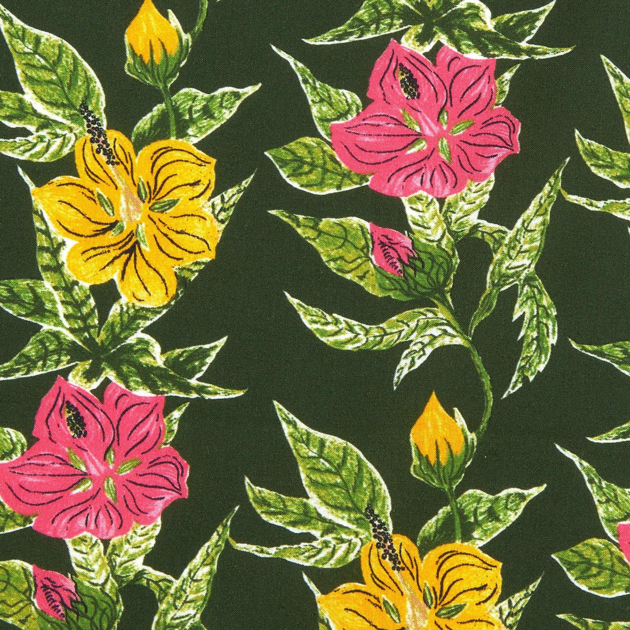Liberty of London-Tana Lawn - Malvaceae Hibiscus-fabric-gather here online