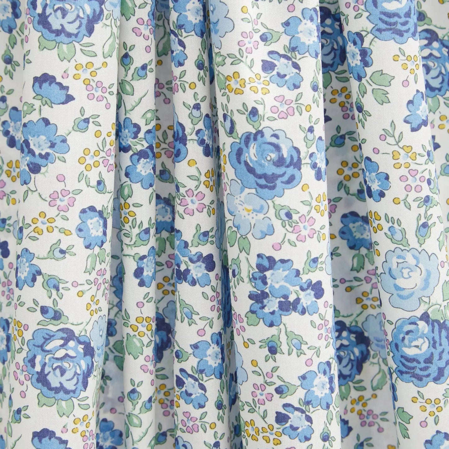 Liberty of London-Tana Lawn - Felicite Blue-fabric-gather here online