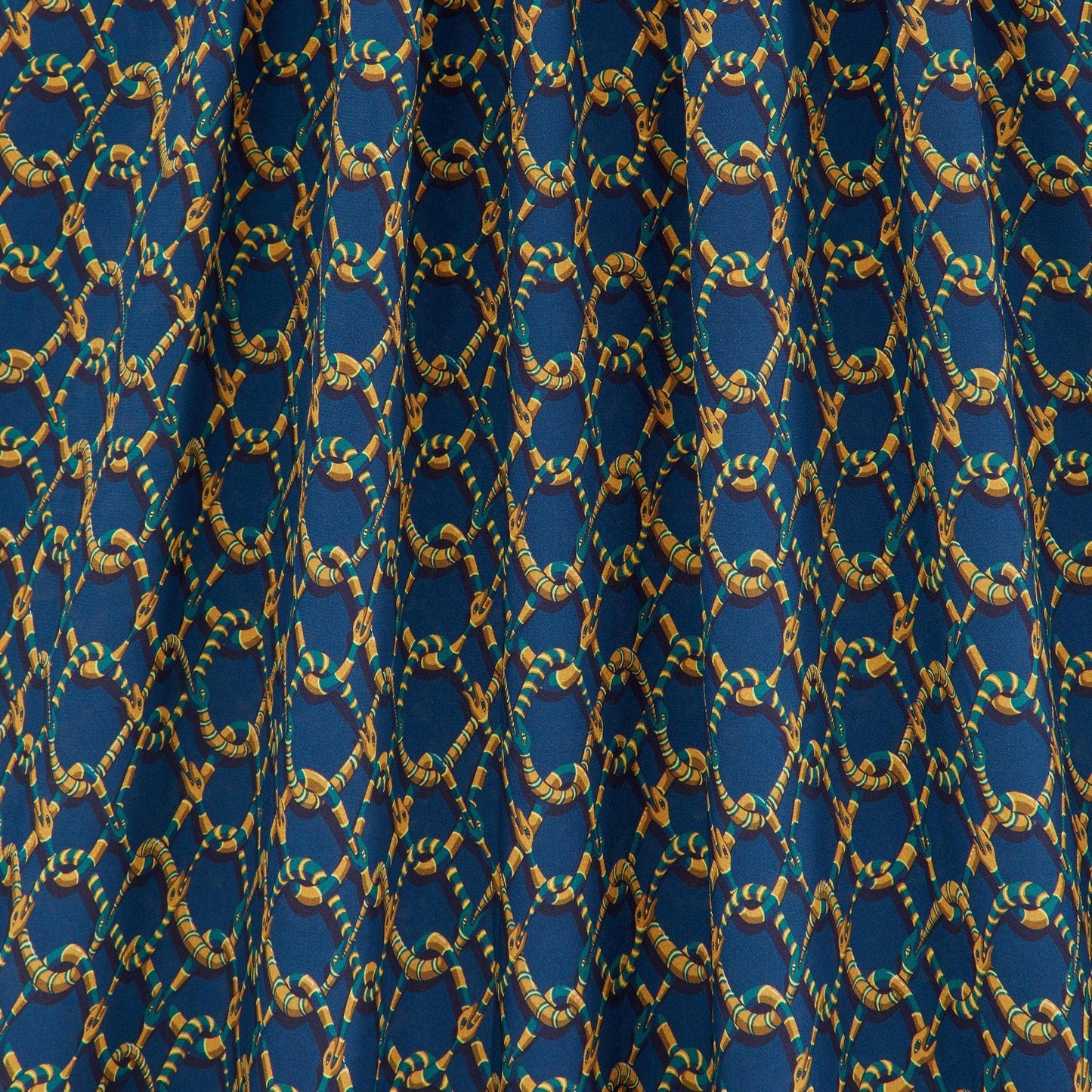 Liberty of London-Piccadilly Poplin Cotton - Vespertine Chain-fabric-gather here online