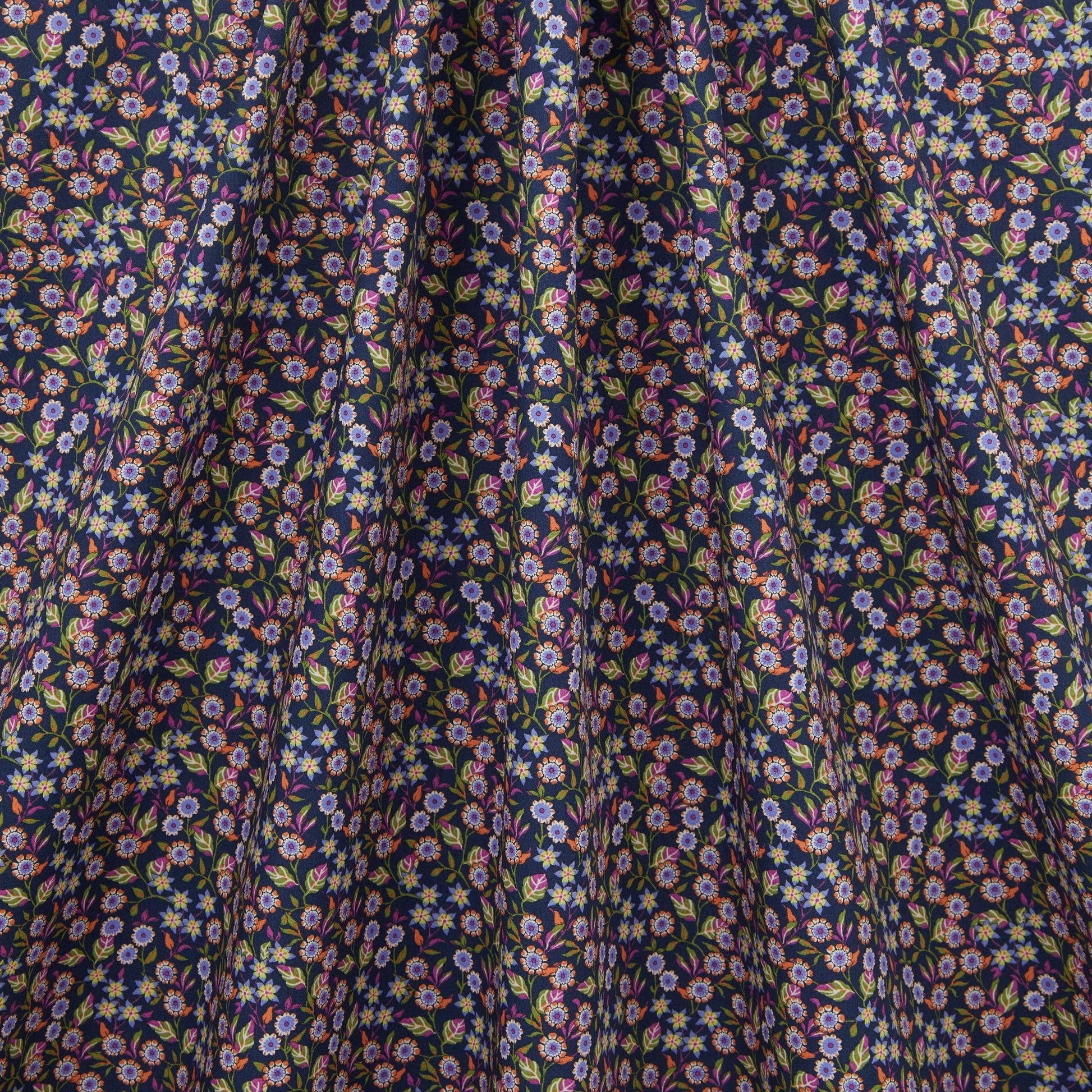 Liberty of London-Piccadilly Poplin Cotton - Evie Rose-fabric-gather here online