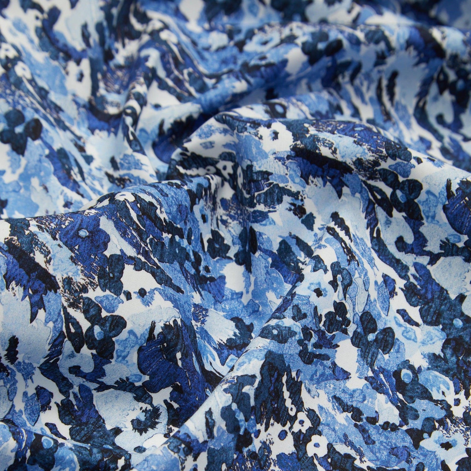 Liberty of London-Piccadilly Poplin Cotton - Mountain River-fabric-gather here online