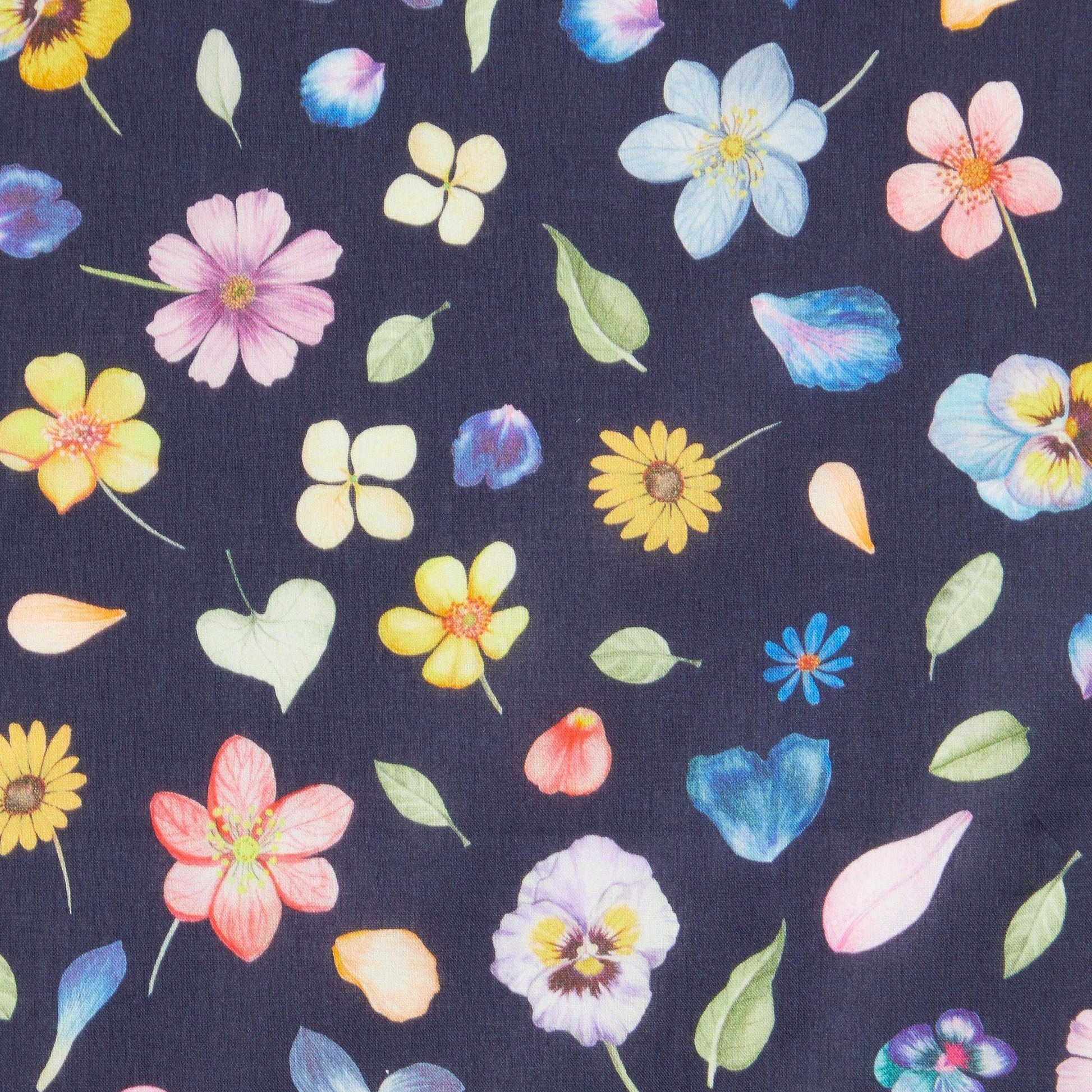 Liberty of London-Tana Lawn - Phyls Flowers-fabric-gather here online