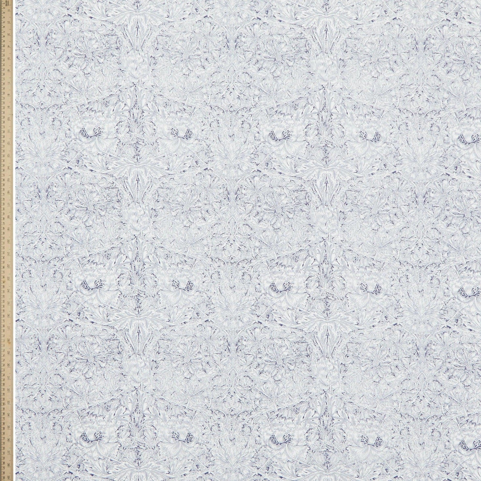 Liberty of London-Tana Lawn - Indigo Morris-fabric-gather here online