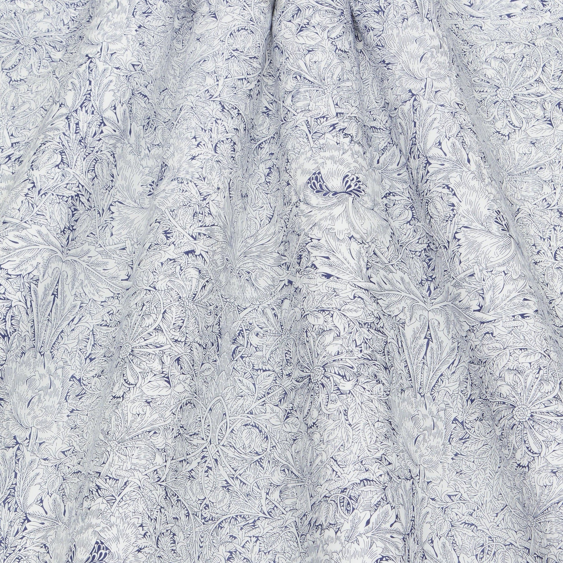 Liberty of London-Tana Lawn - Indigo Morris-fabric-gather here online