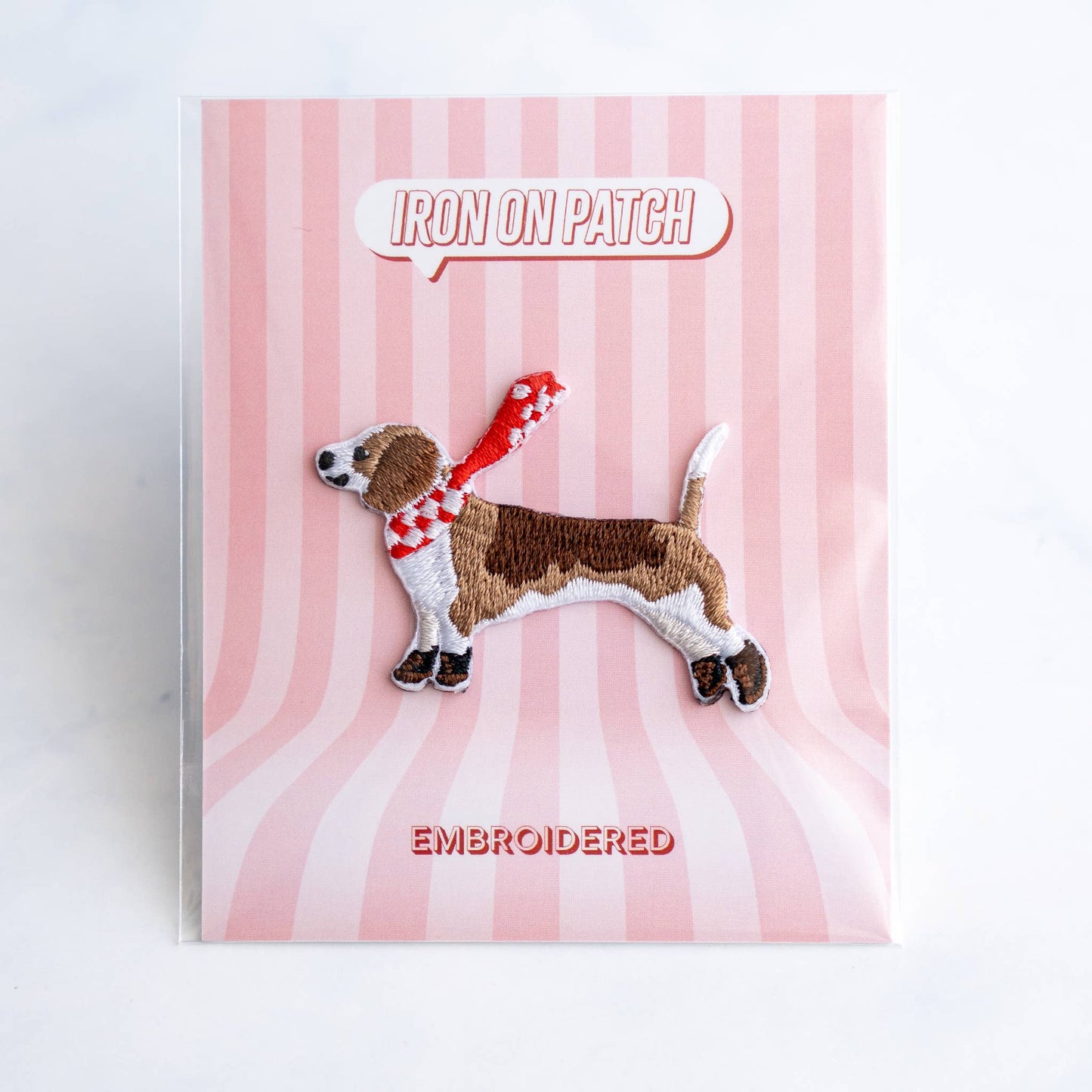 U PLUS INC-Mountain Hiking Dog Iron-On Patch-patches + pins-gather here online