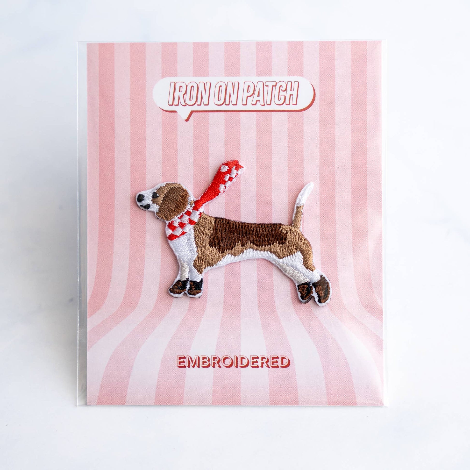 U PLUS INC-Mountain Hiking Dog Iron-On Patch-patches + pins-gather here online