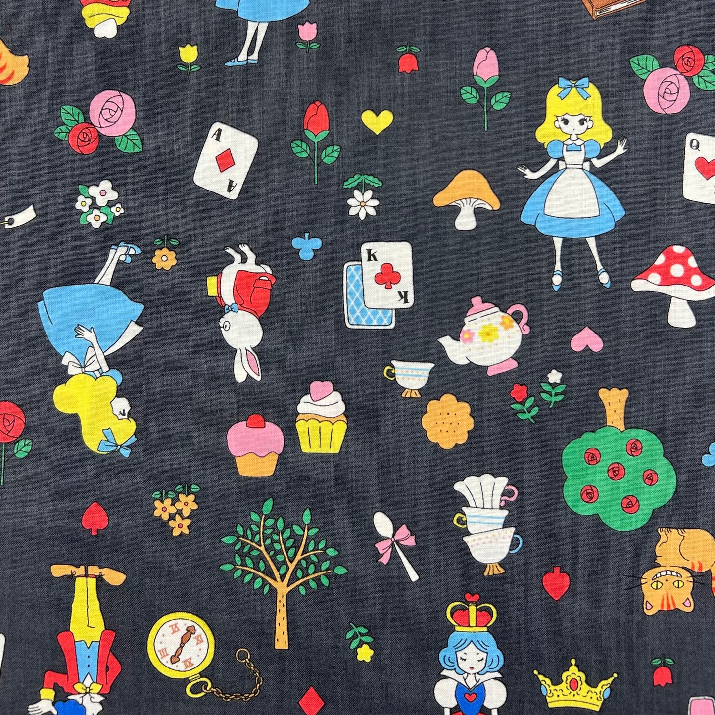 Westex-Alice's Wonderland on Cotton Sheeting-fabric-gather here online