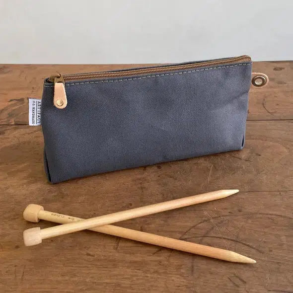 Artifact-Knitting Pouch - Slate-craft organizer-gather here online