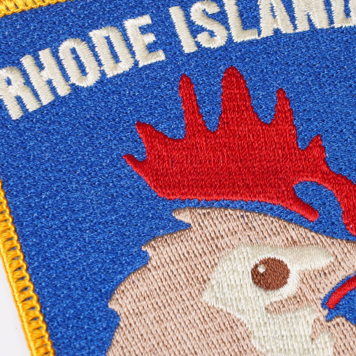 Oxford Pennant-Rhode Island Iron-On Patch-patches + pins-gather here online