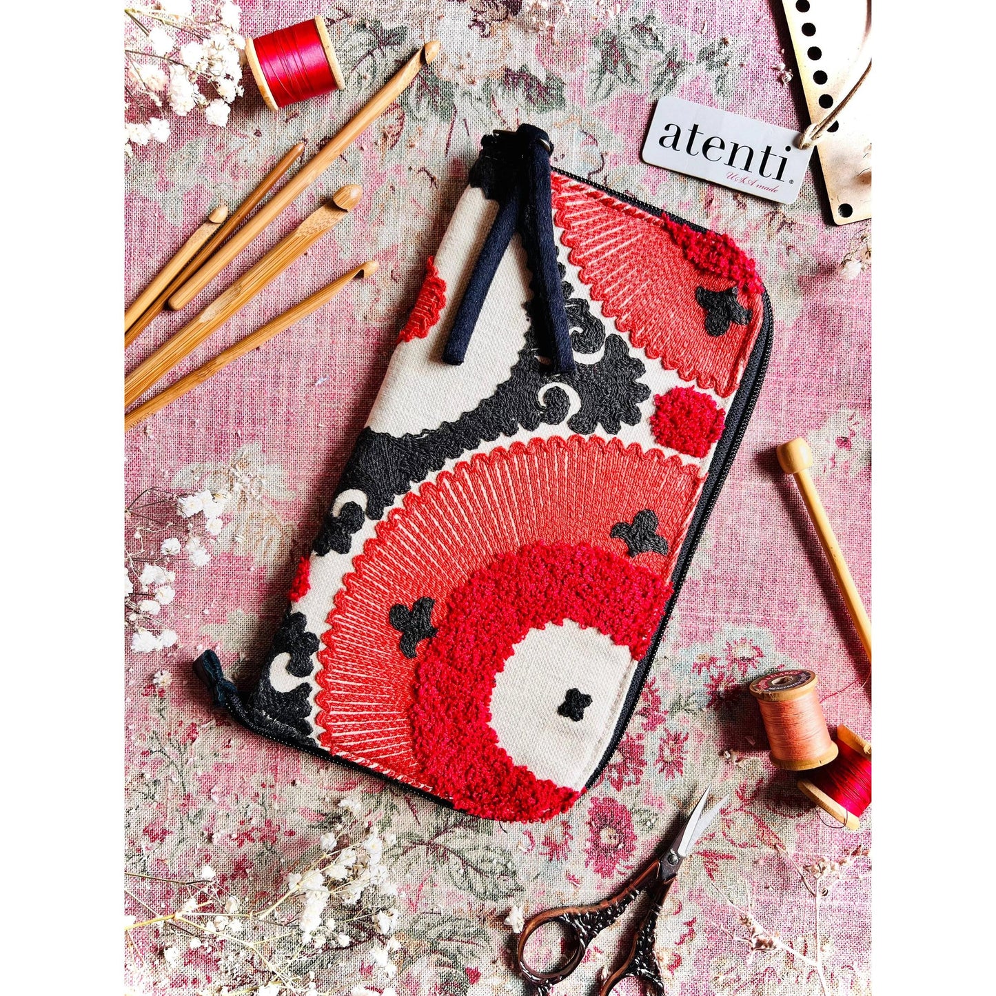 Atenti-Eclipse Needles, Hooks, and Tools Case-craft organizer-gather here online