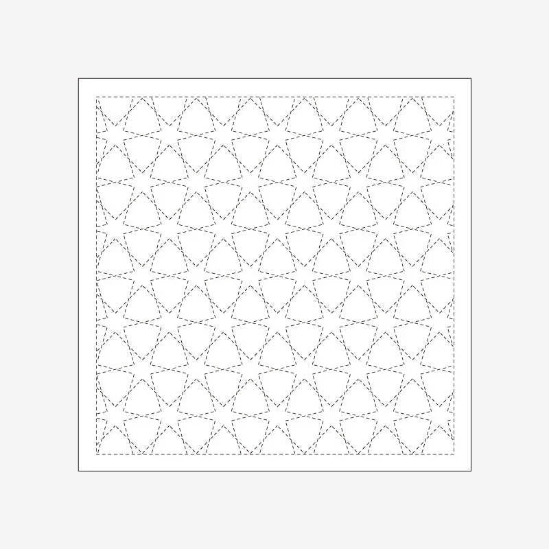 Sashiko Sampler - White