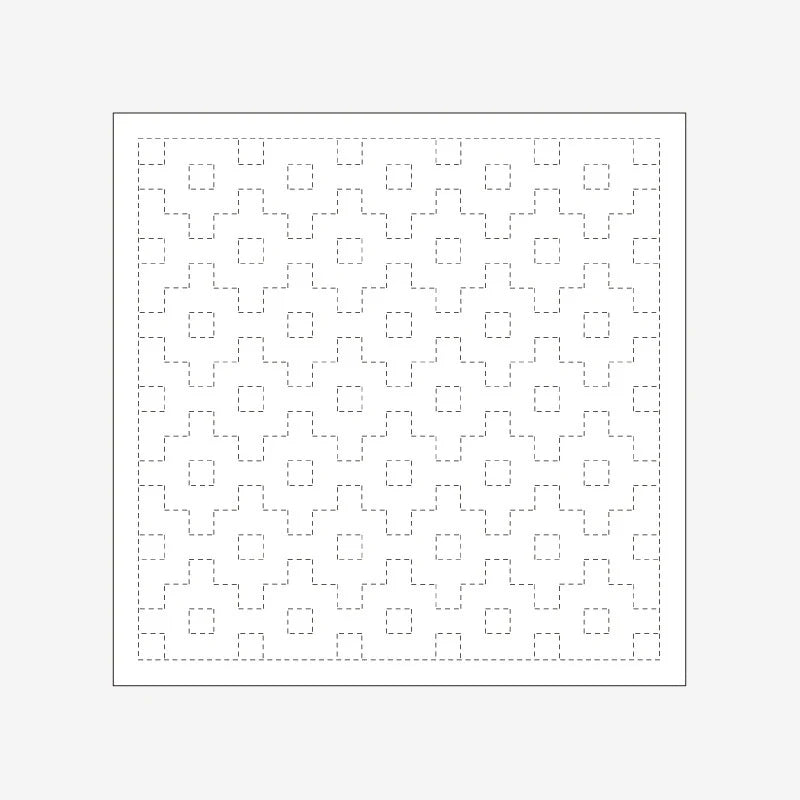 Sashiko Sampler - White