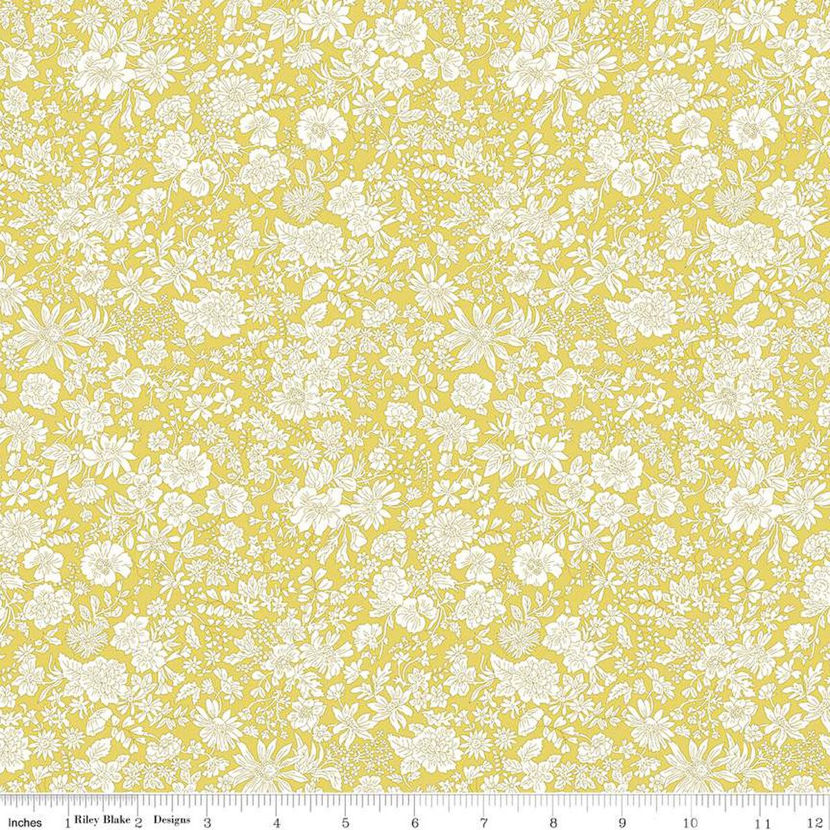 Liberty Fabrics-Emily Belle Lime-fabric-gather here online