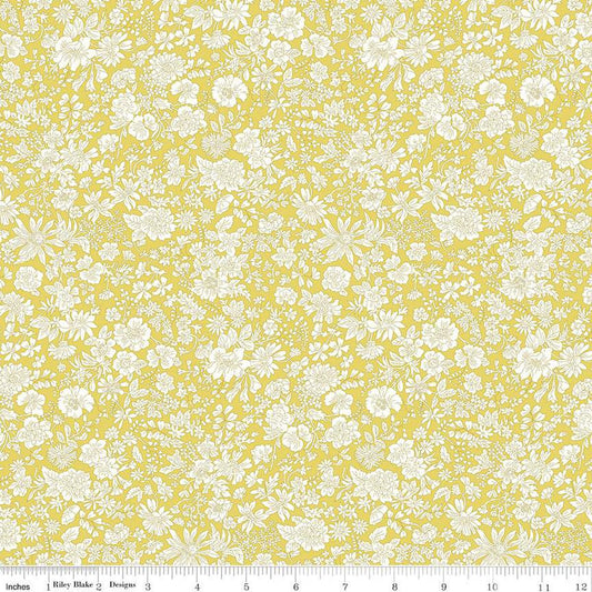 Liberty Fabrics-Emily Belle Lime-fabric-gather here online
