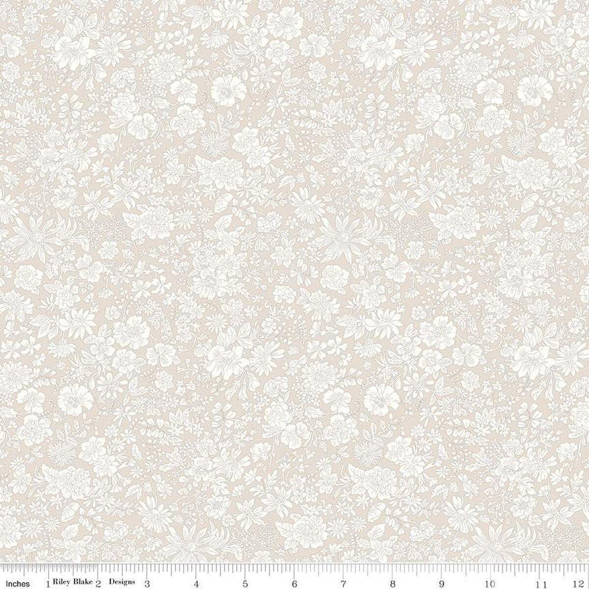 Liberty Fabrics-Emily Belle Parchment-fabric-gather here online