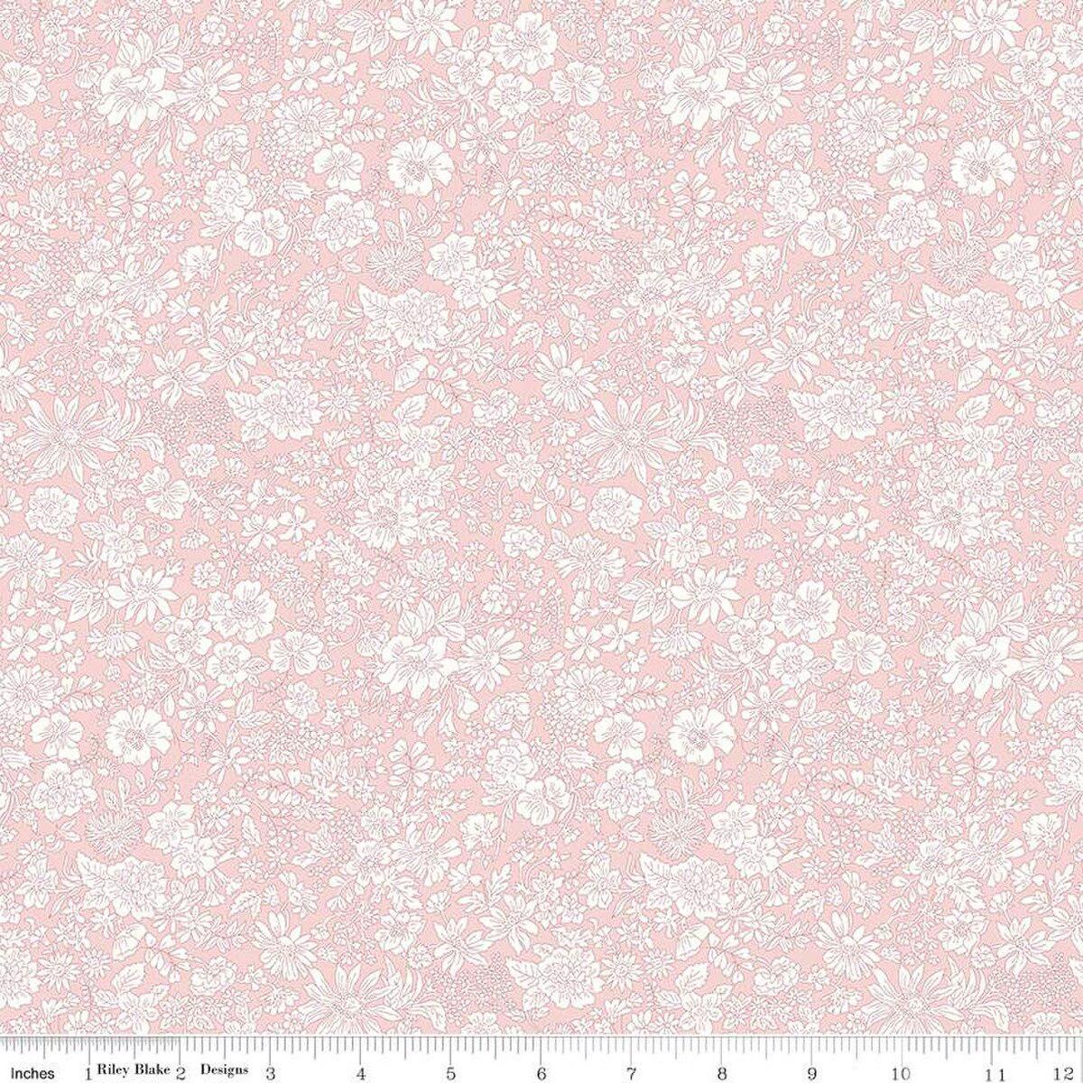 Liberty Fabrics-Emily Belle Powder Rose-fabric-gather here online