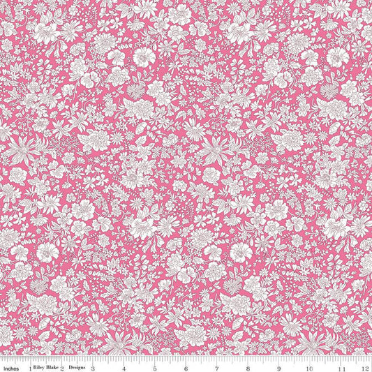 Liberty Fabrics-Emily Belle Bright Pink-fabric-gather here online
