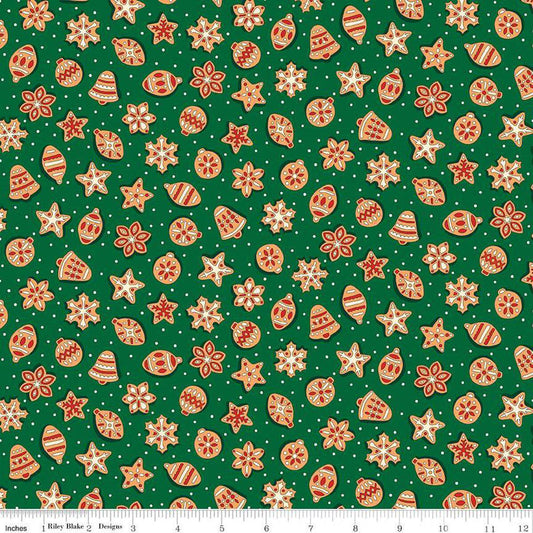 Liberty Fabrics-Snowy Gingerbread Delight-fabric-gather here online