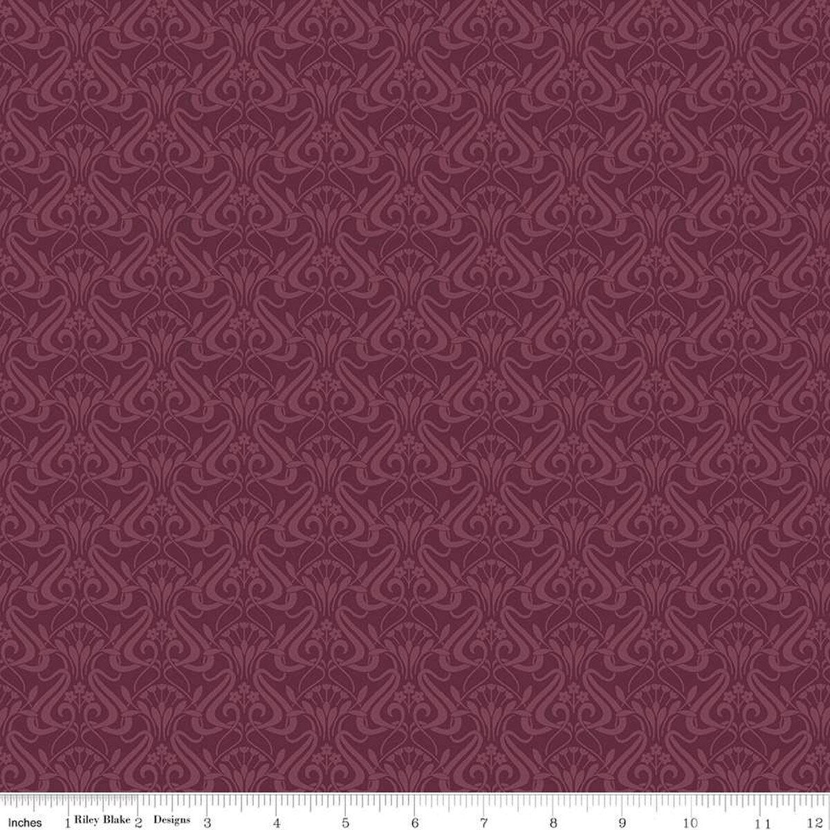 Liberty Fabrics-Nouveau Shadow Fig-fabric-gather here online