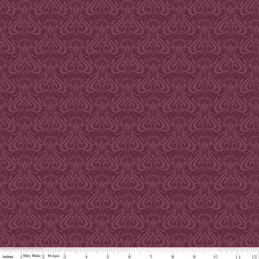 Liberty Fabrics-Nouveau Shadow Fig-fabric-gather here online