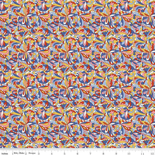 Liberty Fabrics-Swirling Kaleidoscope A-fabric-gather here online