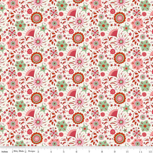 Liberty Fabrics-Festival Florals C-fabric-gather here online