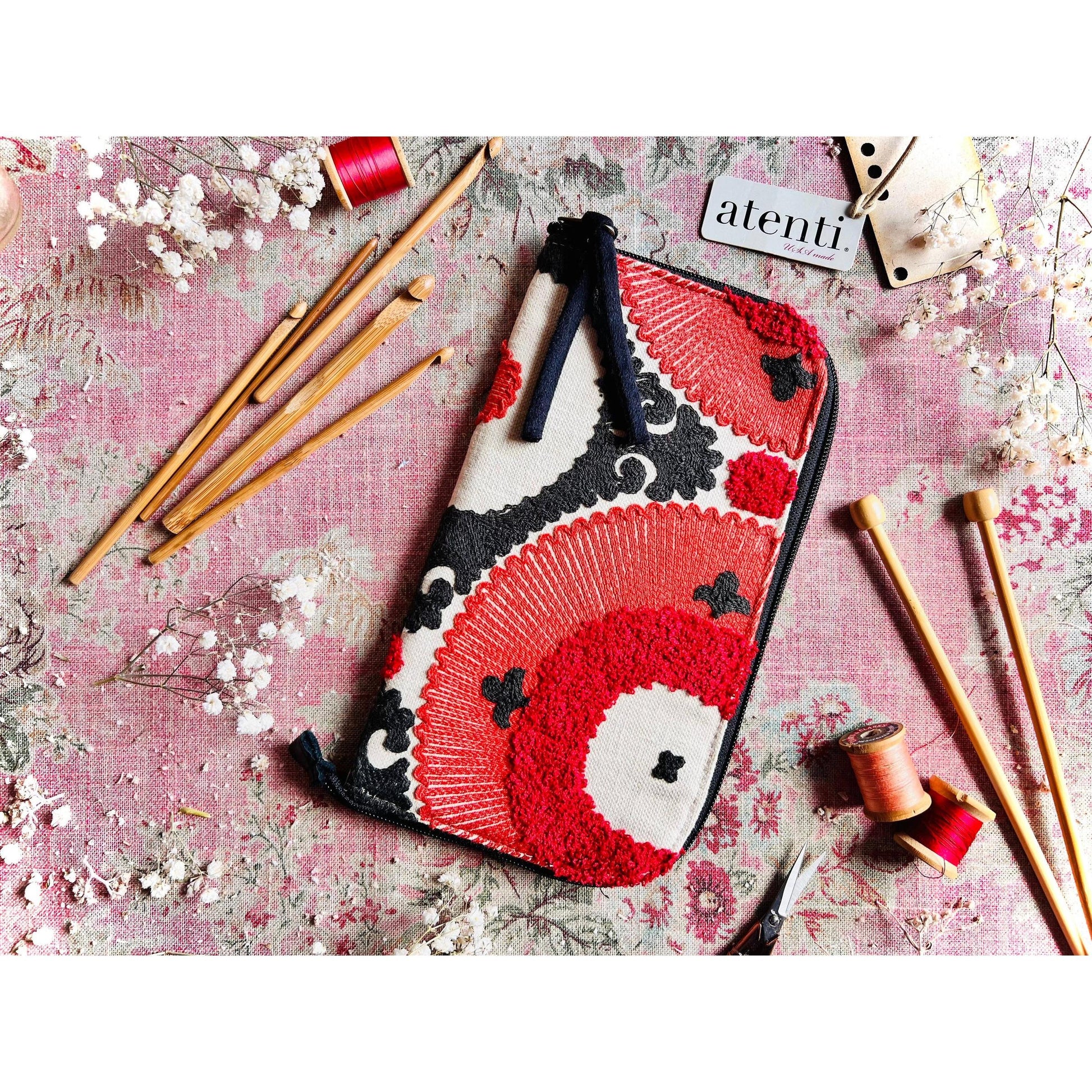 Atenti-Eclipse Needles, Hooks, and Tools Case-craft organizer-gather here online