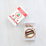 Marvling Bros-Pricking Perfect Mini Hoop Cross Stitch Kit in a Matchbox-xstitch kit-gather here online