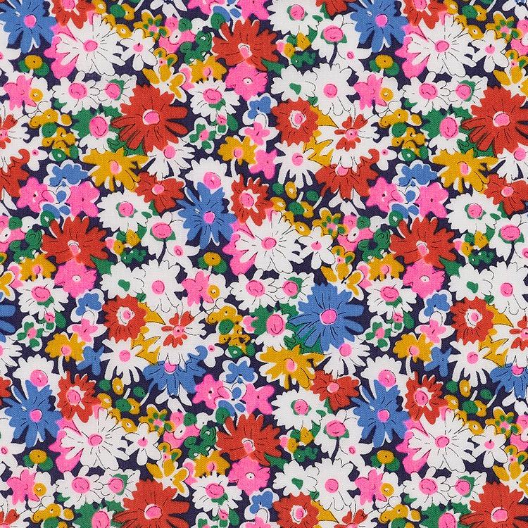 Liberty of London-Tana Lawn - Libby Neon Pink-fabric-gather here online