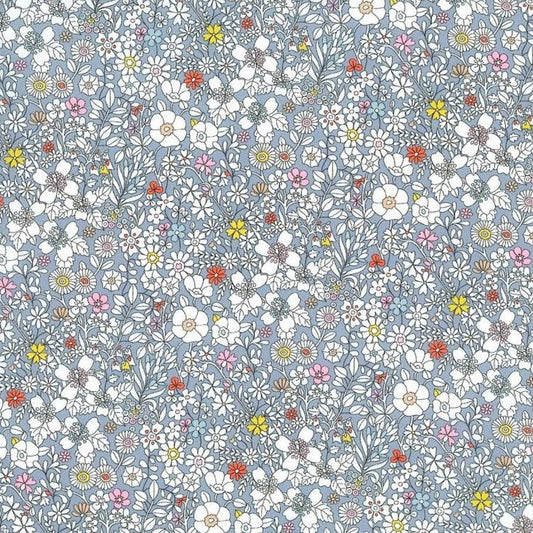 Liberty of London-Tana Lawn - June's Meadow Blue-fabric-gather here online