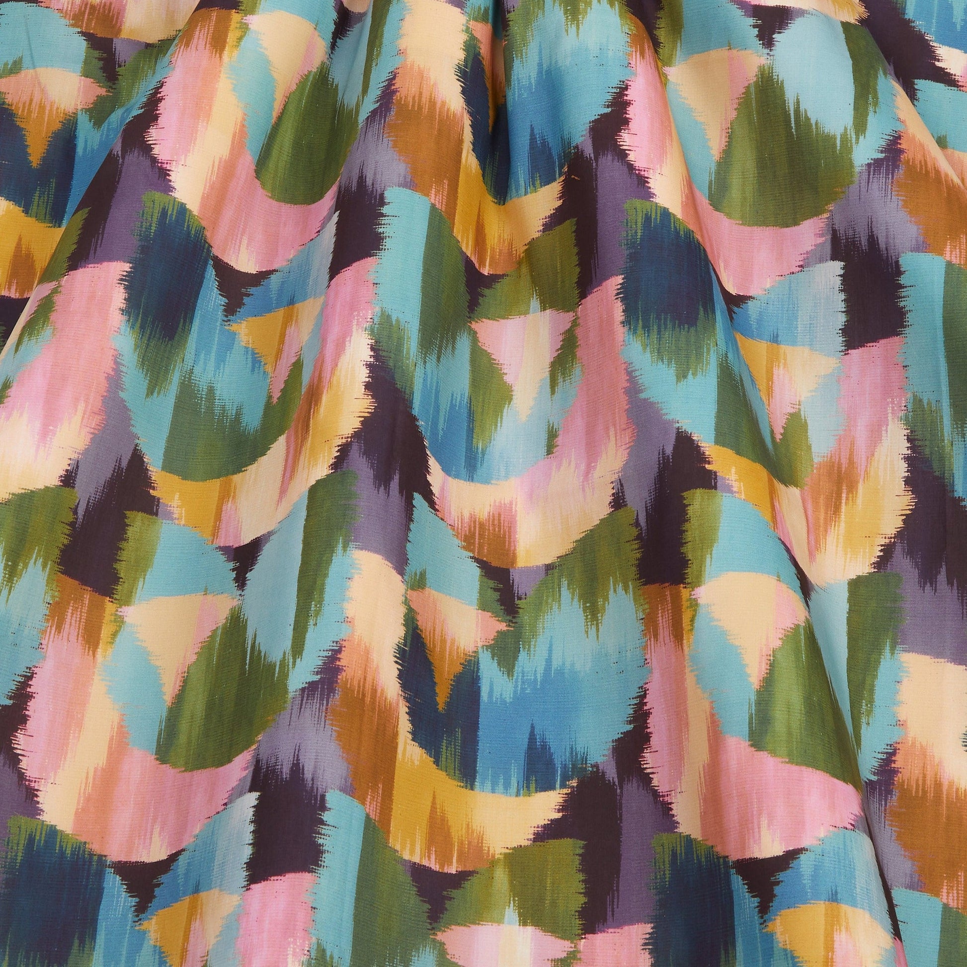 Liberty of London-Tana Lawn - Ikat Tulip A-fabric-gather here online