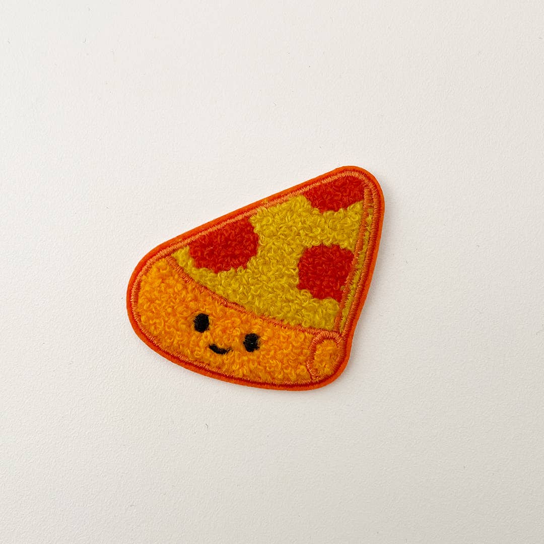 The Little Red House-Pizza Slice Chenille Sticky Patch-accessory-gather here online