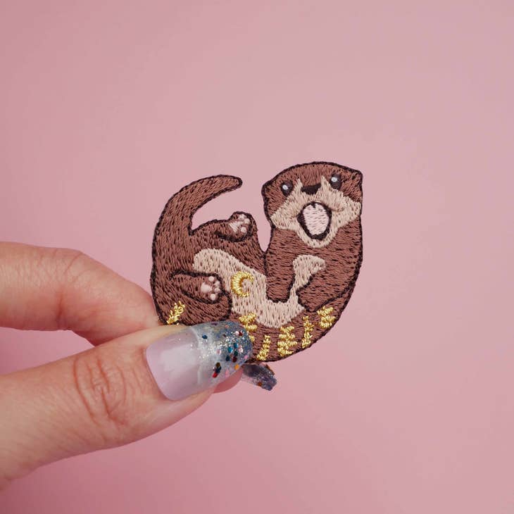 Malicieuse-Fairy Otter Iron-on Patch-accessory-gather here online