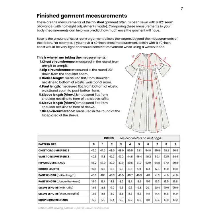 Charlie Darwin Textiles-Sanctuary Jumpsuit Pattern-sewing pattern-gather here online