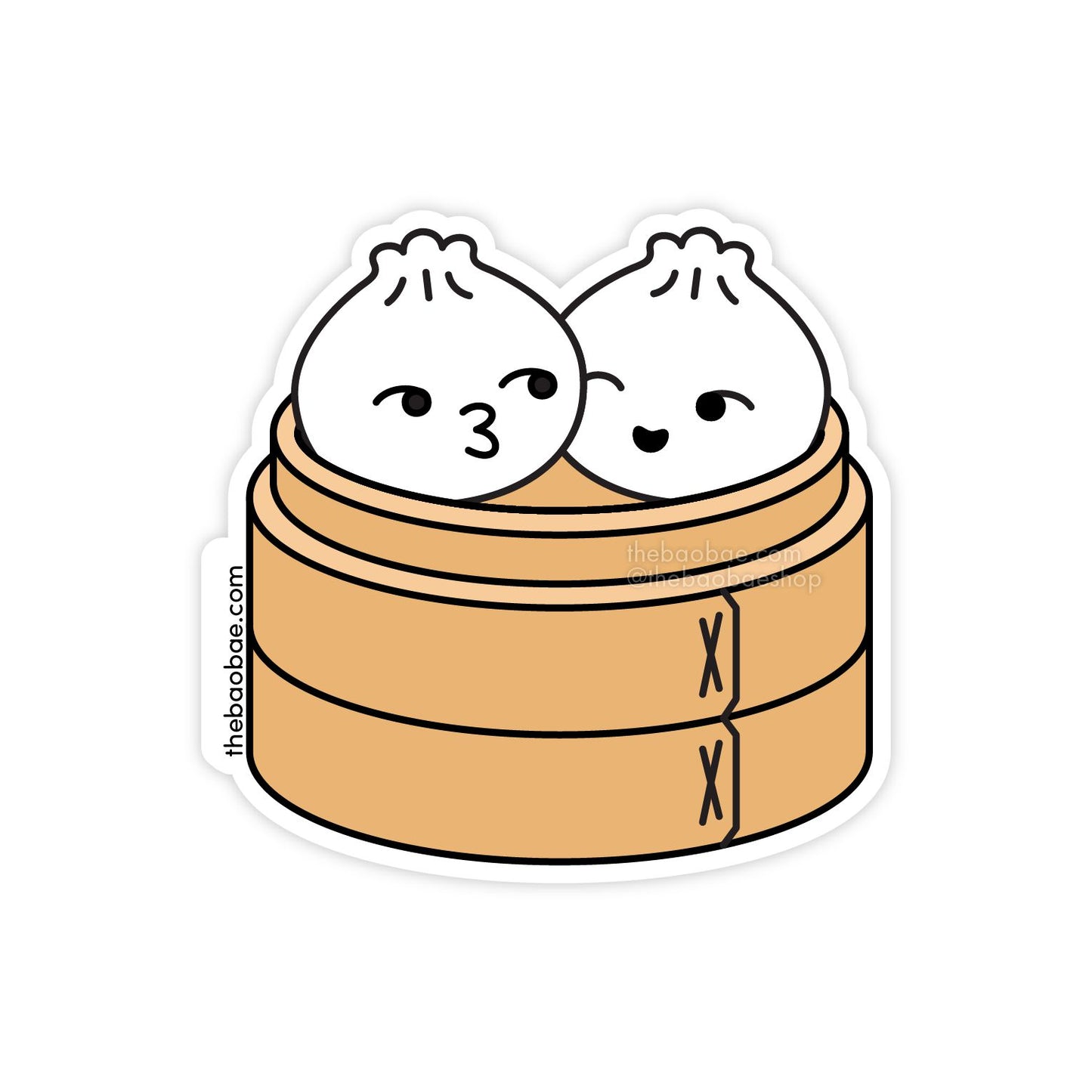 The Bao Bae-Bao Buddies Steamer Basket Sticker-accessory-gather here online