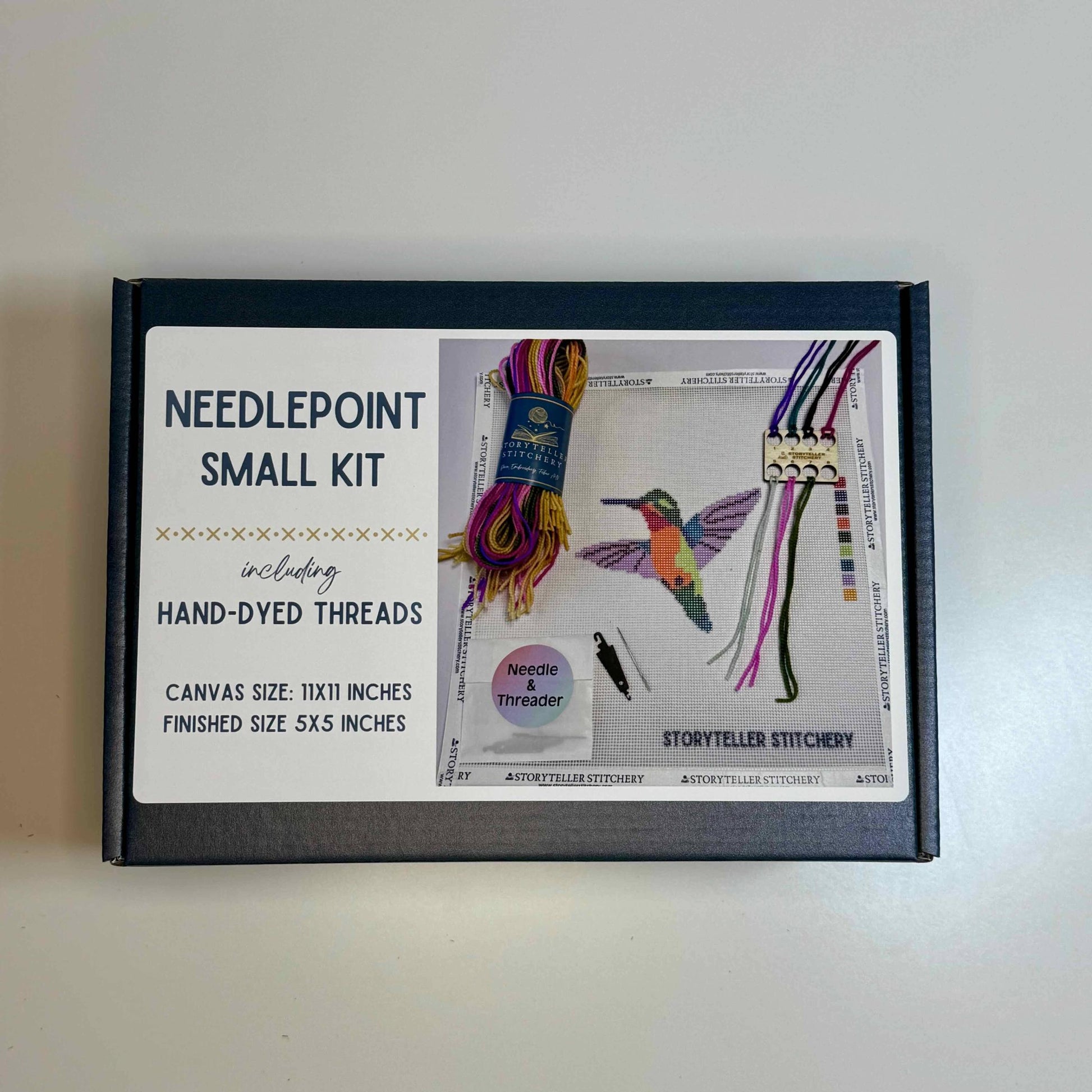 Storyteller Stitchery-Hummingbird Needlepoint Kit-xstitch kit-gather here online