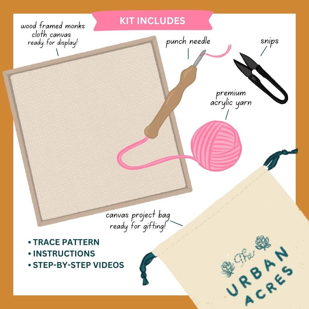 The Urban Acres-Rise & Shine by Melody Miller - Punch Needle Kit-craft kit-gather here online