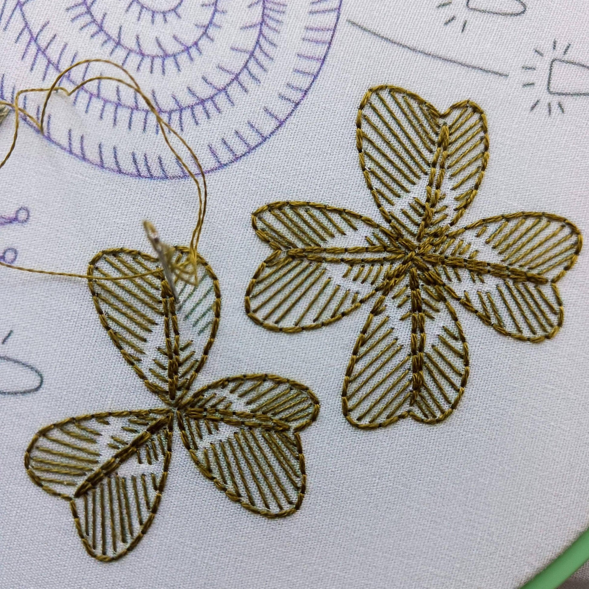 CozyBlue-Slow + Steady Embroidery Kit-embroidery kit-gather here online