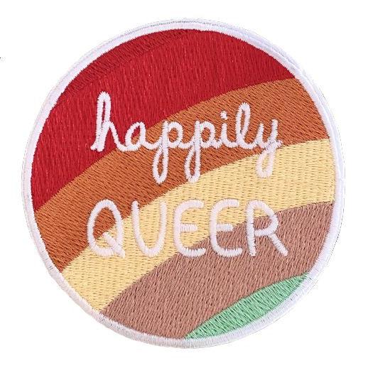 Luck and Lavender Studio-Happily Queer Patch-accessory-gather here online