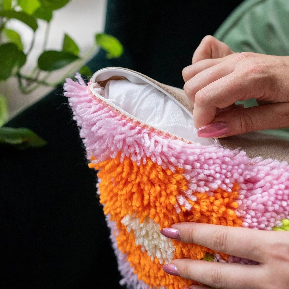 Craft Club-Bright Pick of the Bunch - Latch Hook Cushion Kit-craft kit-gather here online