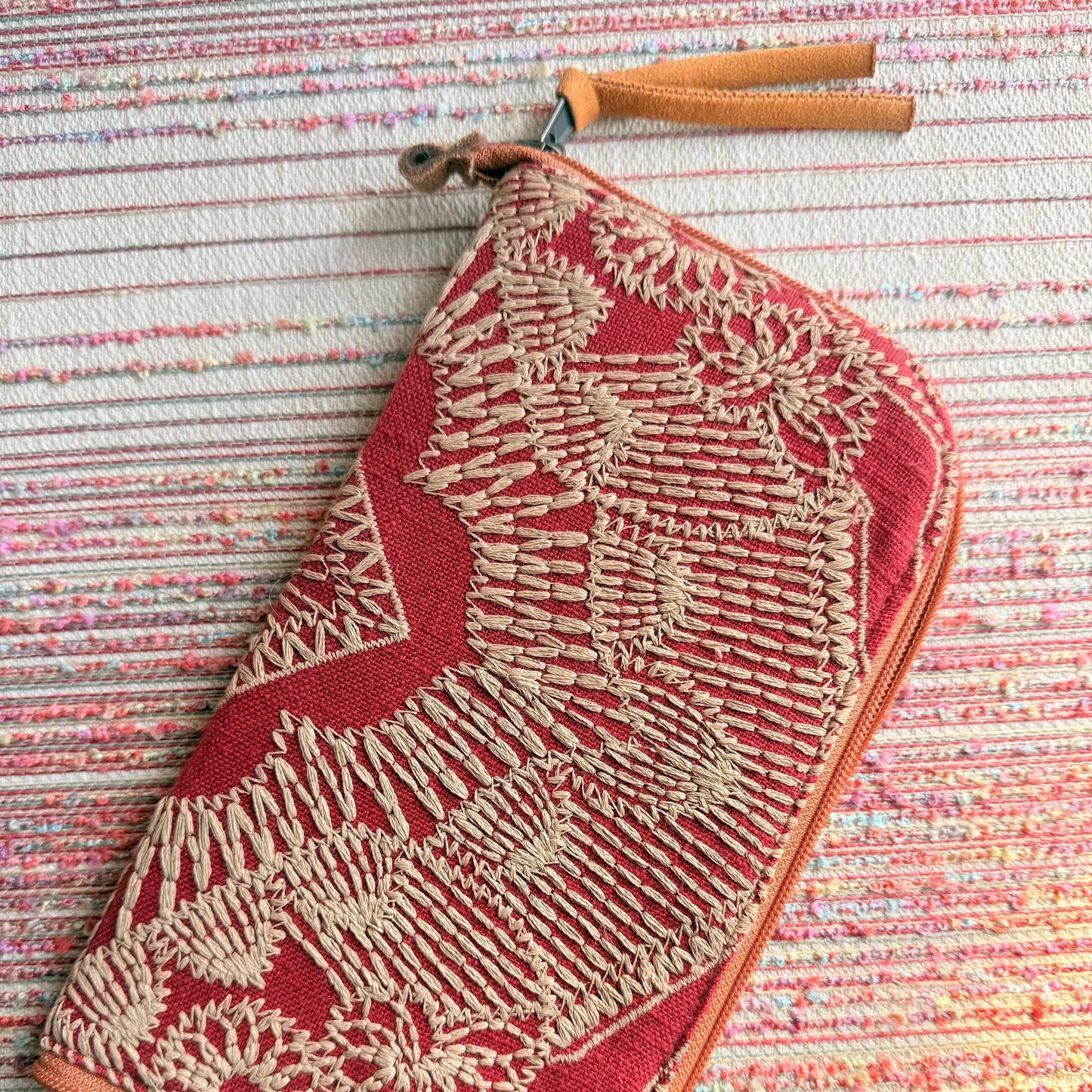 Lacery Red Needles, Hooks, and Tools Case