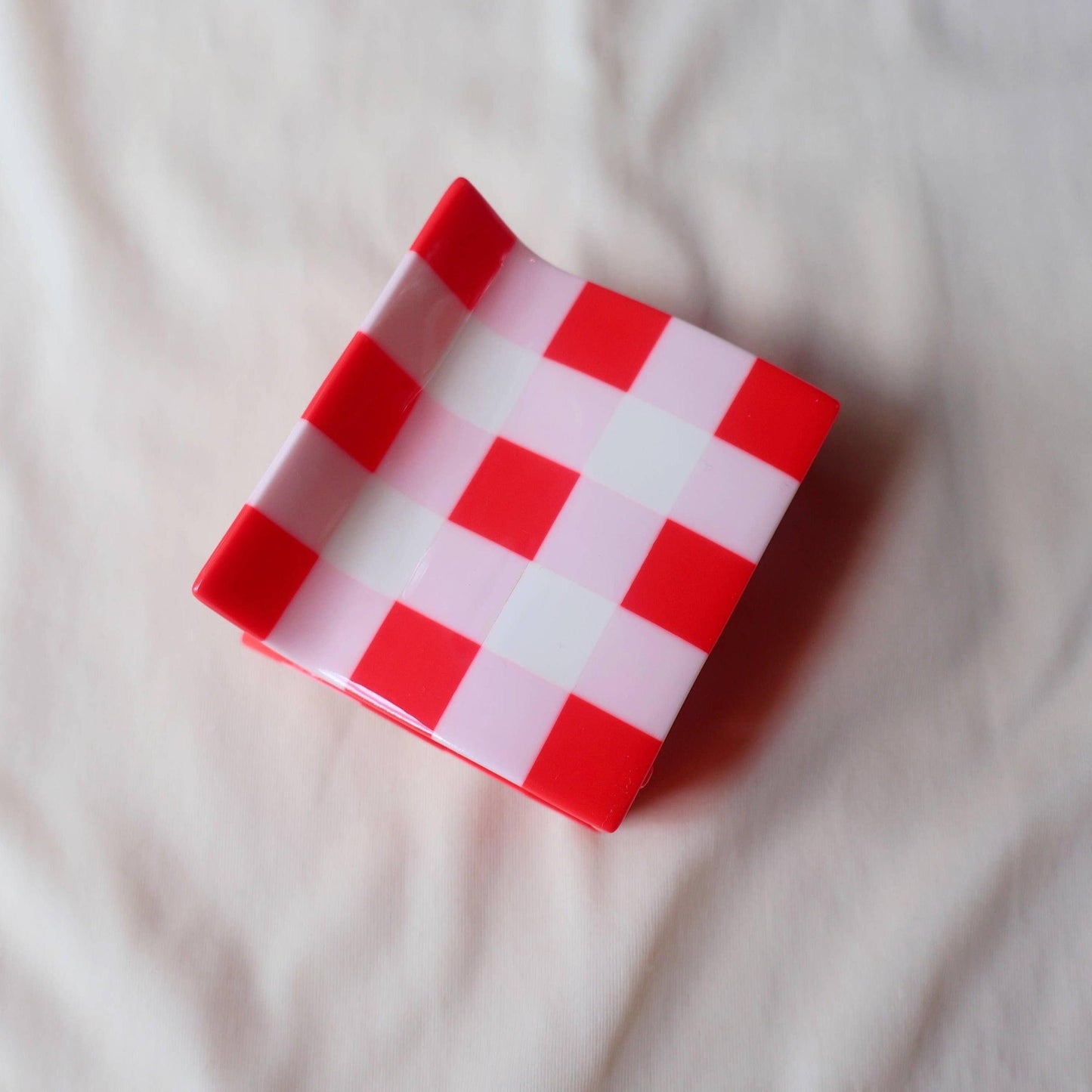 Hey Ricochet-Gingham Hair Claw XL-accessory-gather here online