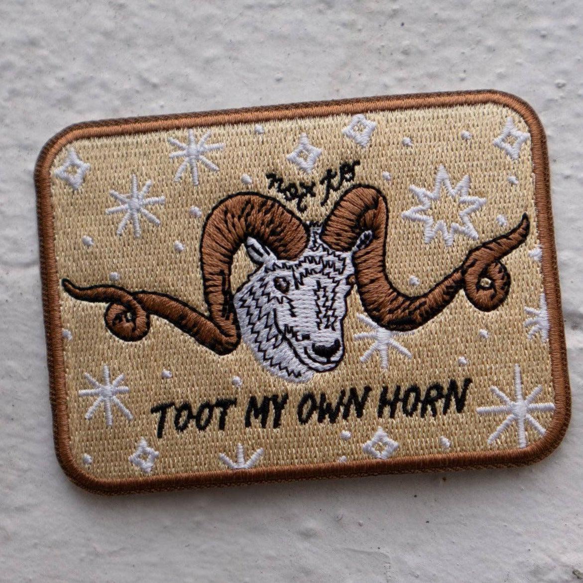 Stay Home Club-Toot My Own Horn - Sticky Patch-accessory-gather here online