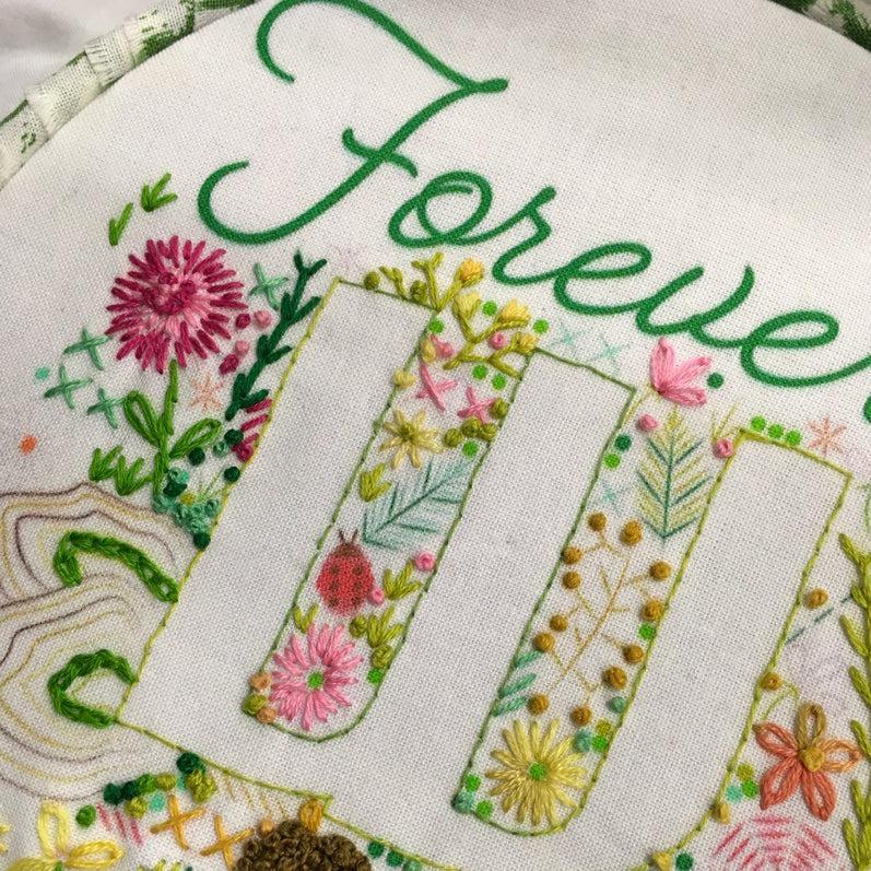 Keller Design Co.-Stash Buster Forever Wild Embroidery Kit-embroidery kit-gather here online