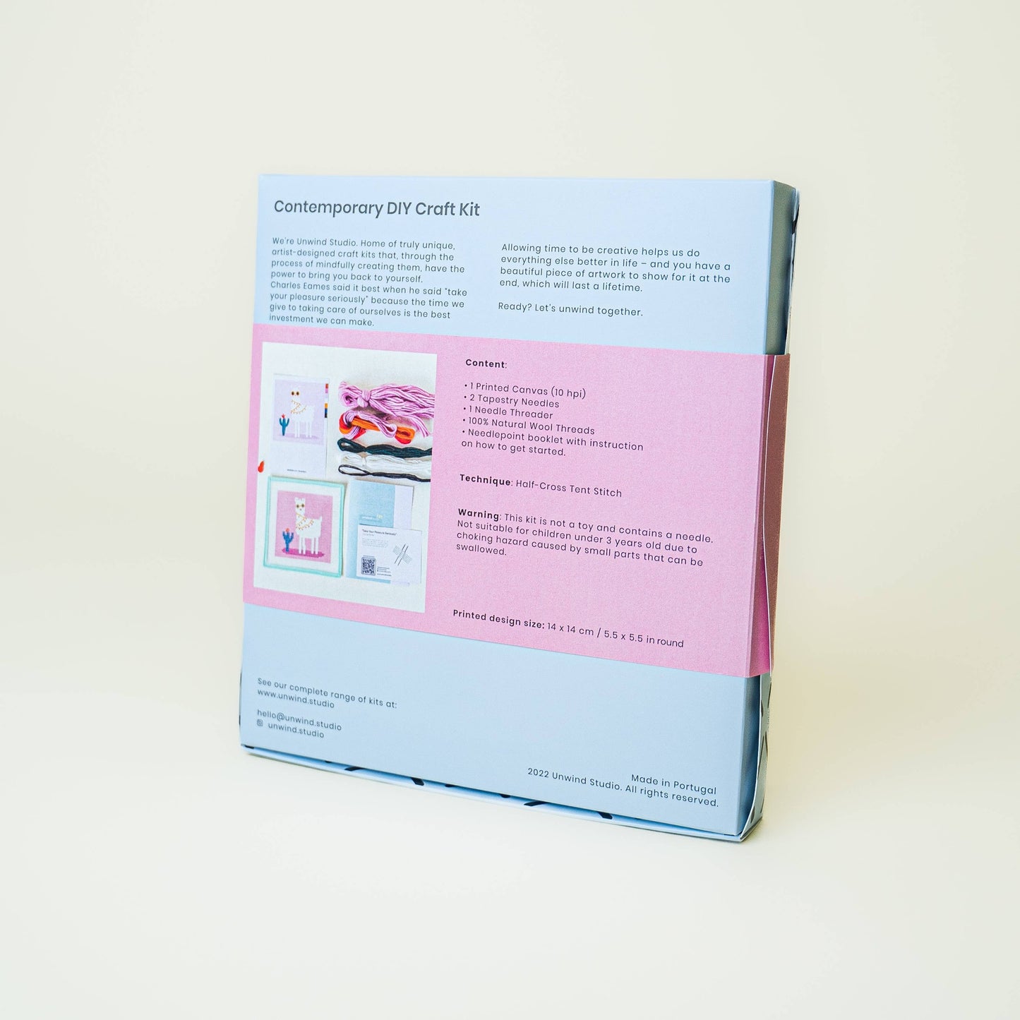 Unwind Studio-Mickebana Trio Pink - Needlepoint Kit for Kids-embroidery kit-gather here online