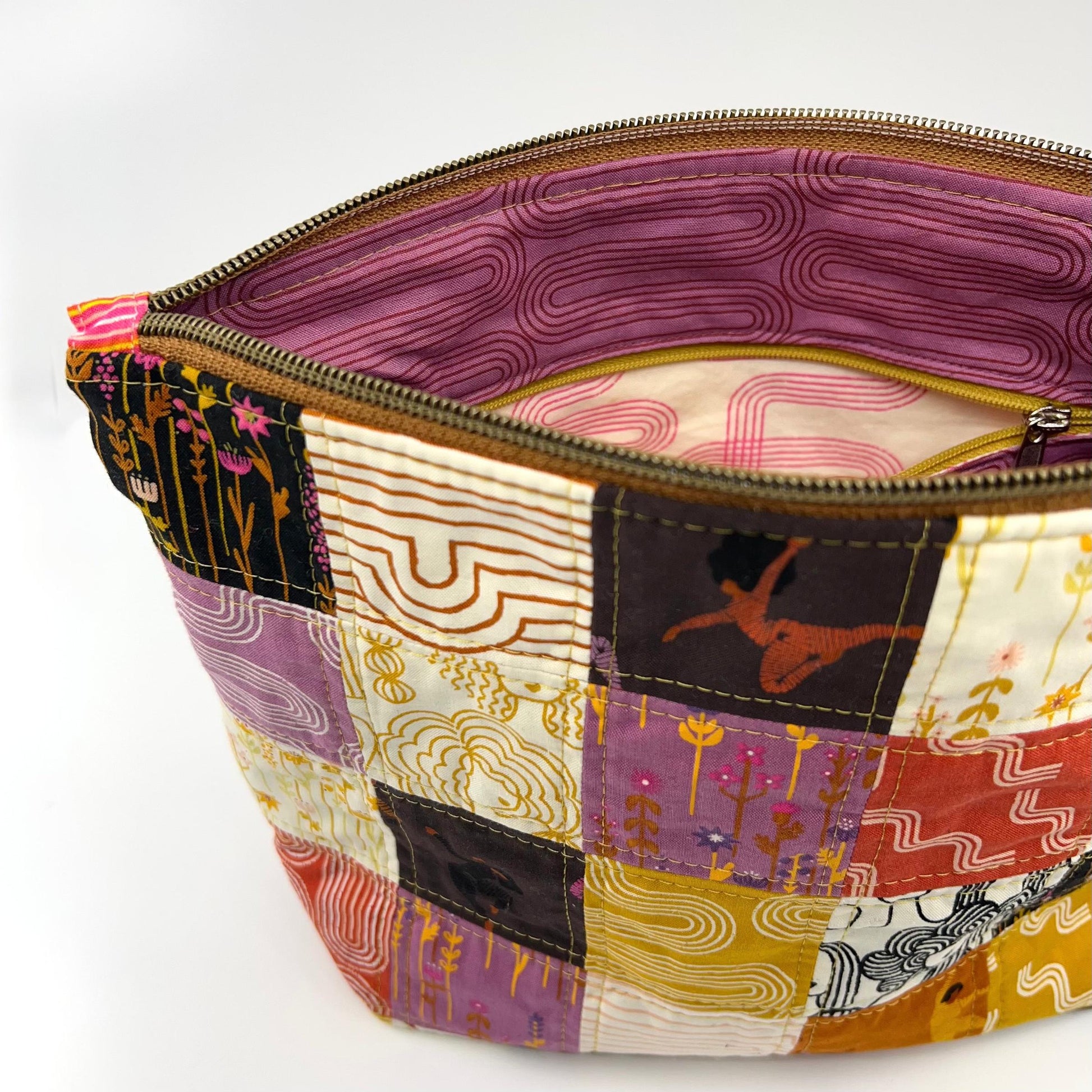 Denise Snow Williams-One of a Kind Zip-Top Project Bags - October 2026-craft organizer-gather here online
