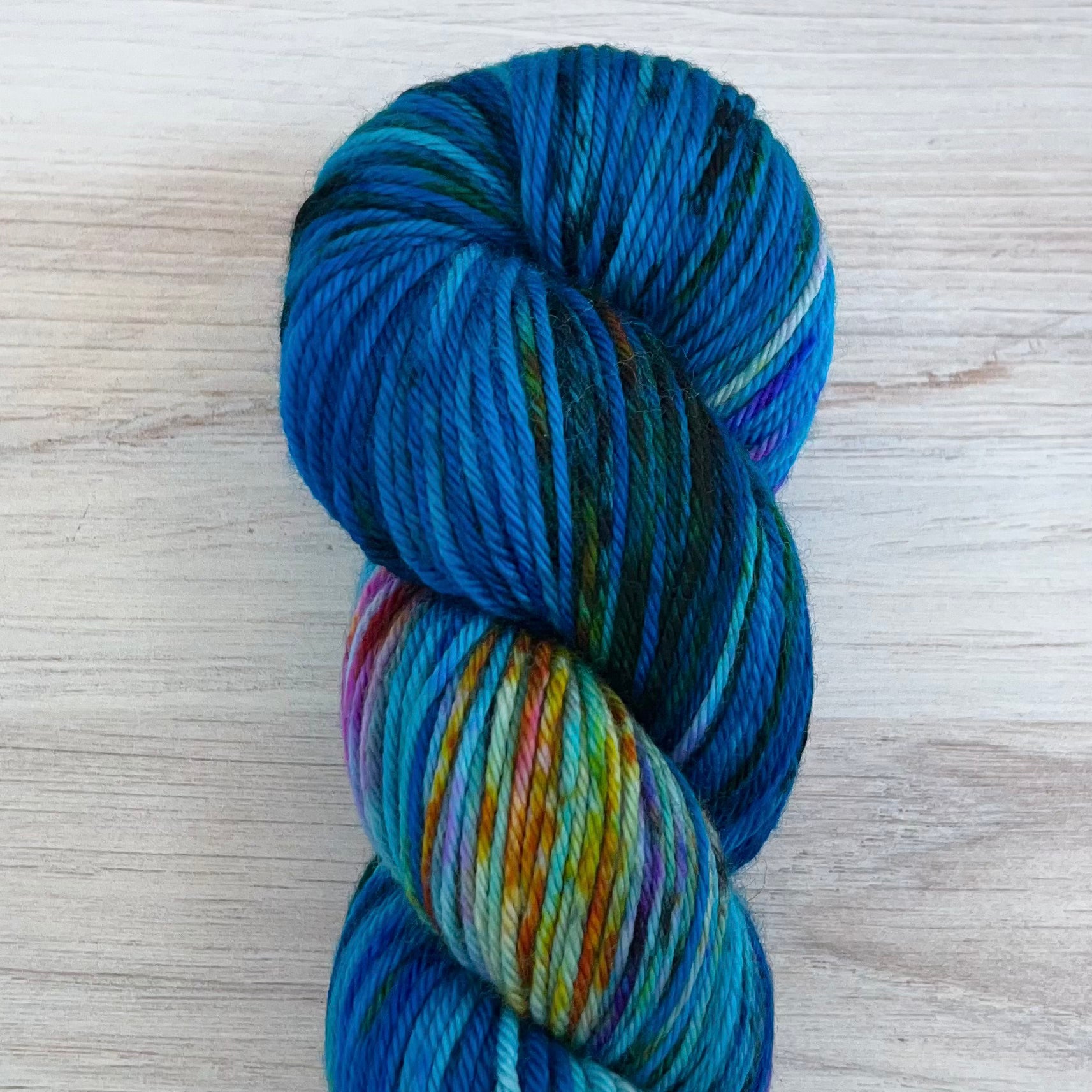 Hedgehog Fibres-Merino DK-yarn-Deep End-gather here online